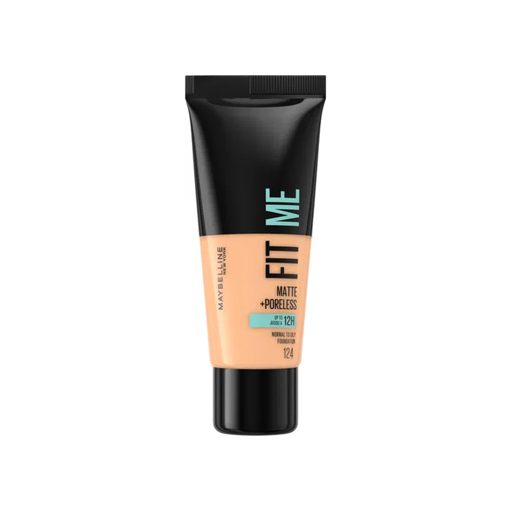 مايبلين فيت مى فونديشن - MAYBELLINE FIT me Foundation (30ml, 124 Soft Sand)