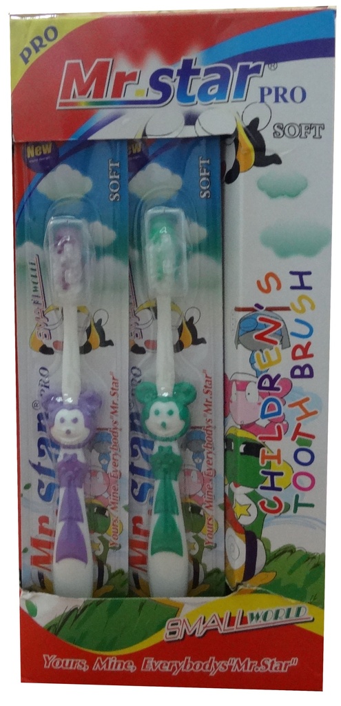 مستر ستار فرش اسنان - Mr.Star tooth brush (Kids, No:02B, Soft)