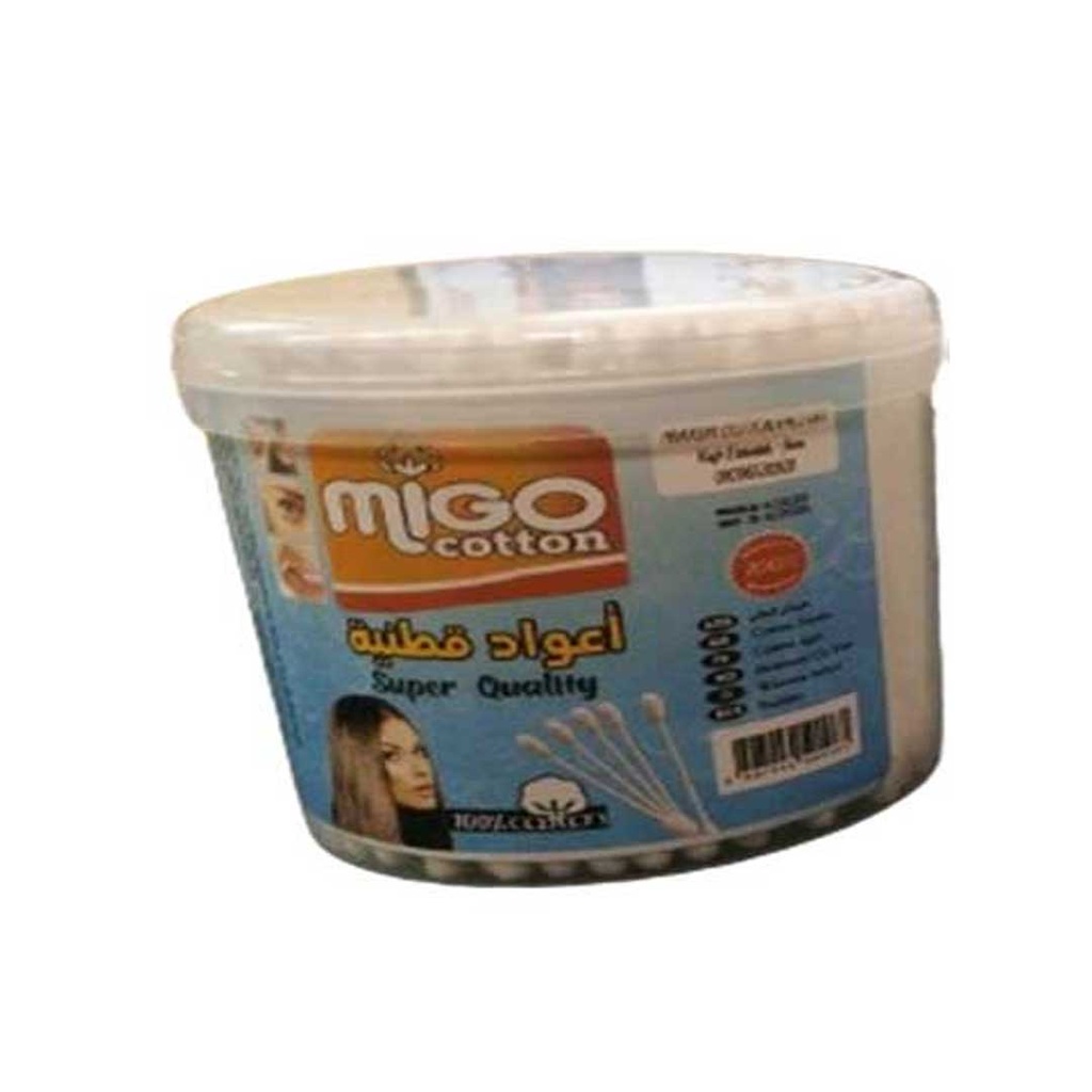 ميجو قطن عود - Migo Cotton picks (300PC)
