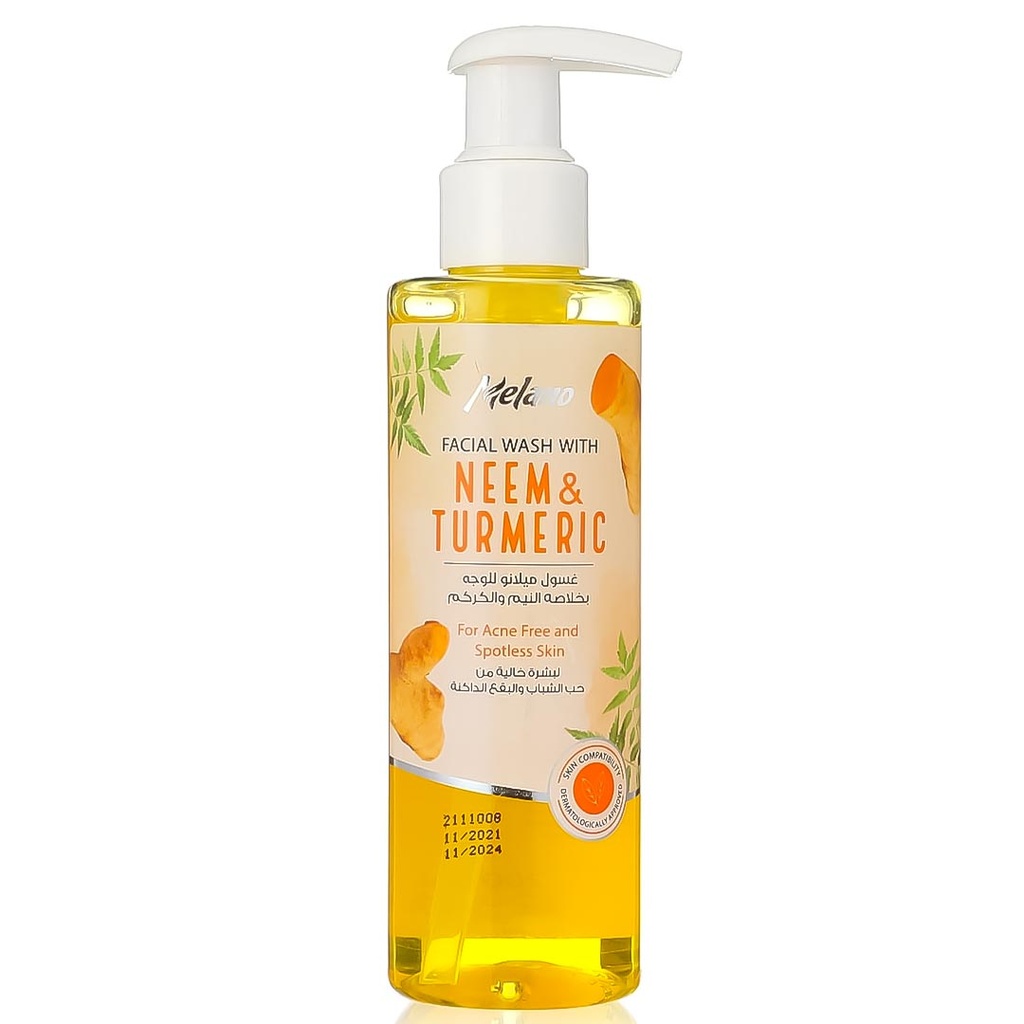 ميلانو غسول نيم&كركم - Melano Wash Neem&Turmeric (150ml)