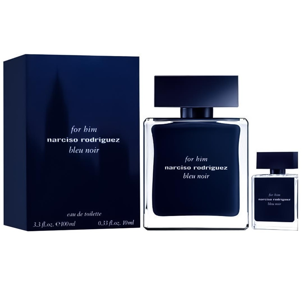 نارسيسو رودريجز بلو نوير طقم - Narciso Rodriguez Blue Noir Set EDT-M (100ml+10ml)