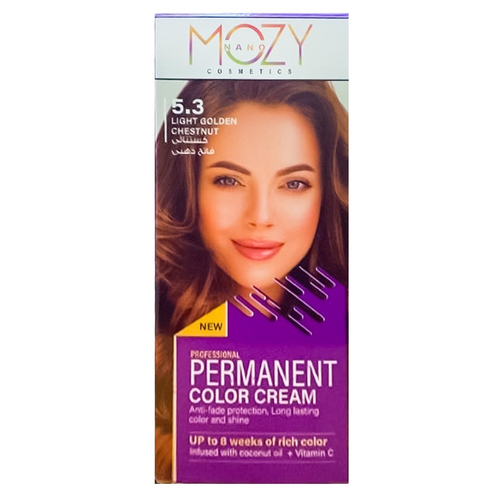 نانو موزى صبغة - Nano Mozy Color (60ml, Light Golden Chestnut 5-3)