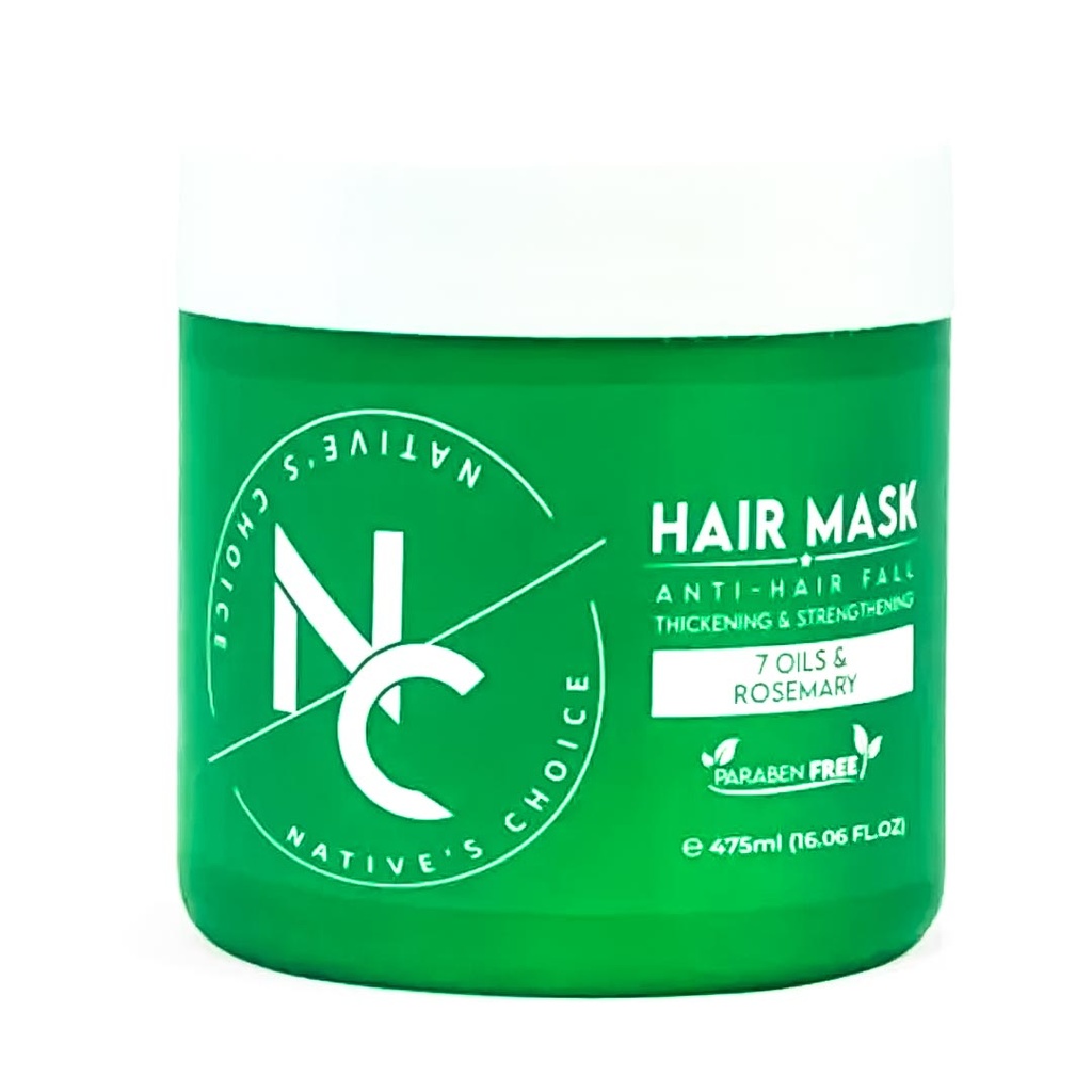 نيتيفز تشويس حمام كريم - Native’s Choice Hair Mask (475ml, 7 Oils)