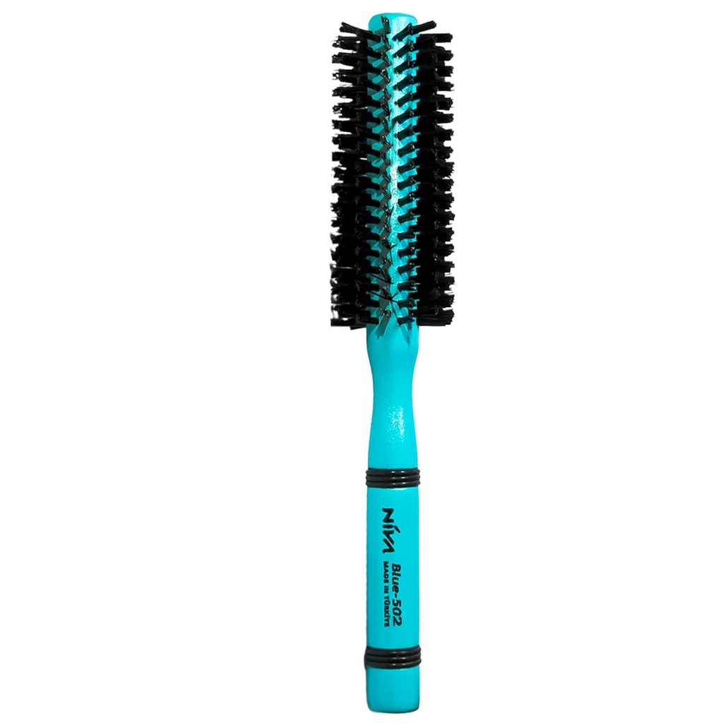 نيفا فرشاة سشوار ازرق - Niva Brush Hair dryer Blue (No:502)