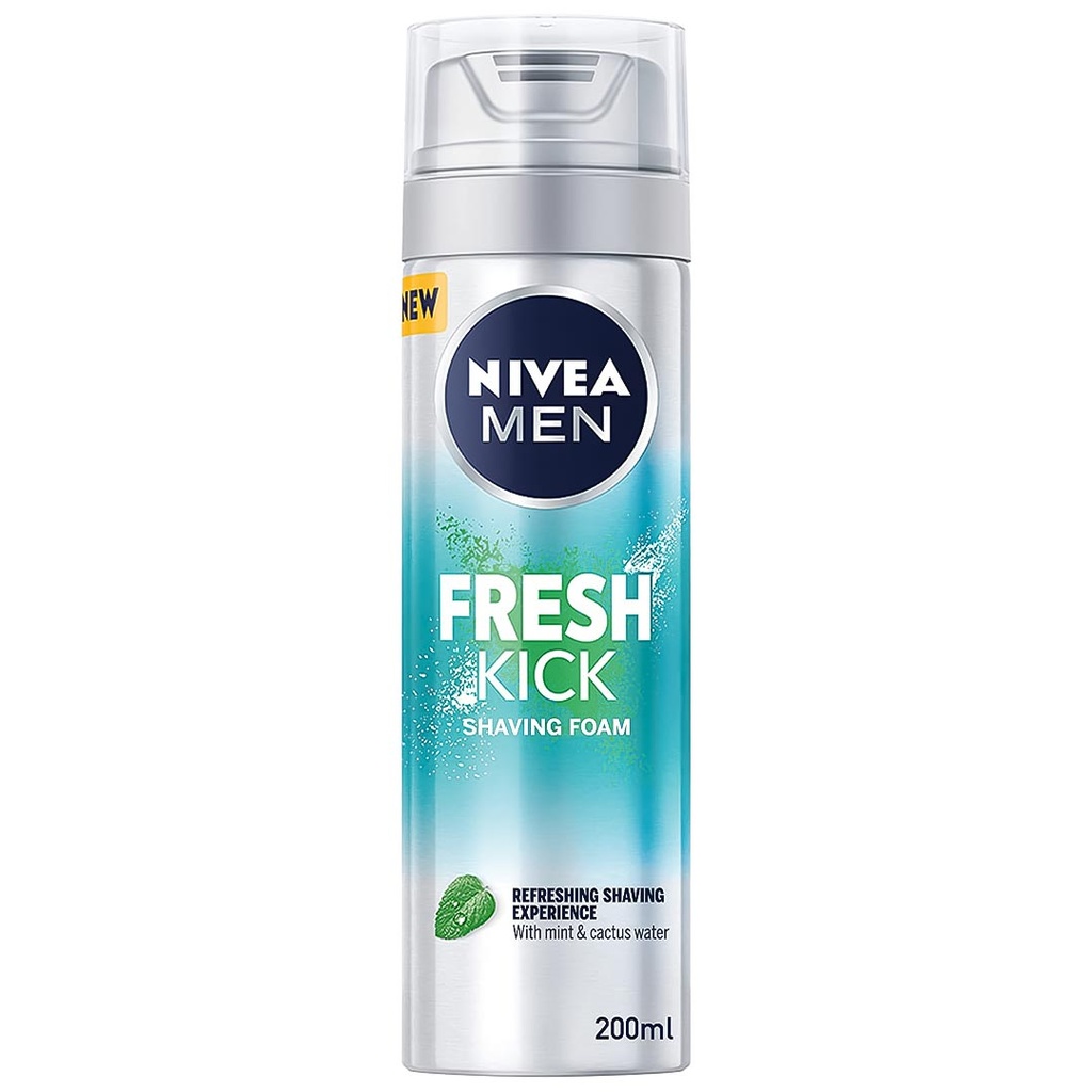 نيفيا حلاقة - Nivea Shaving (Fom, 200ml, Fresh&Kick)