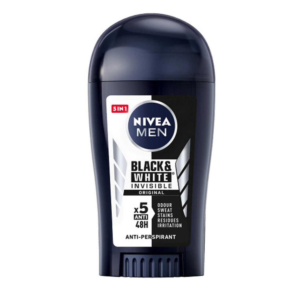 نيفيا ستيك - Nivea Stick Men (men, 40ml, Black&White Invisible Original, without)