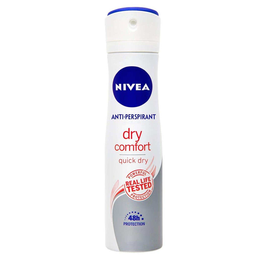 نيفيا مزيل - Nivea Deodorant (Spray, Woman, 150ml, Dry Comfort, without)