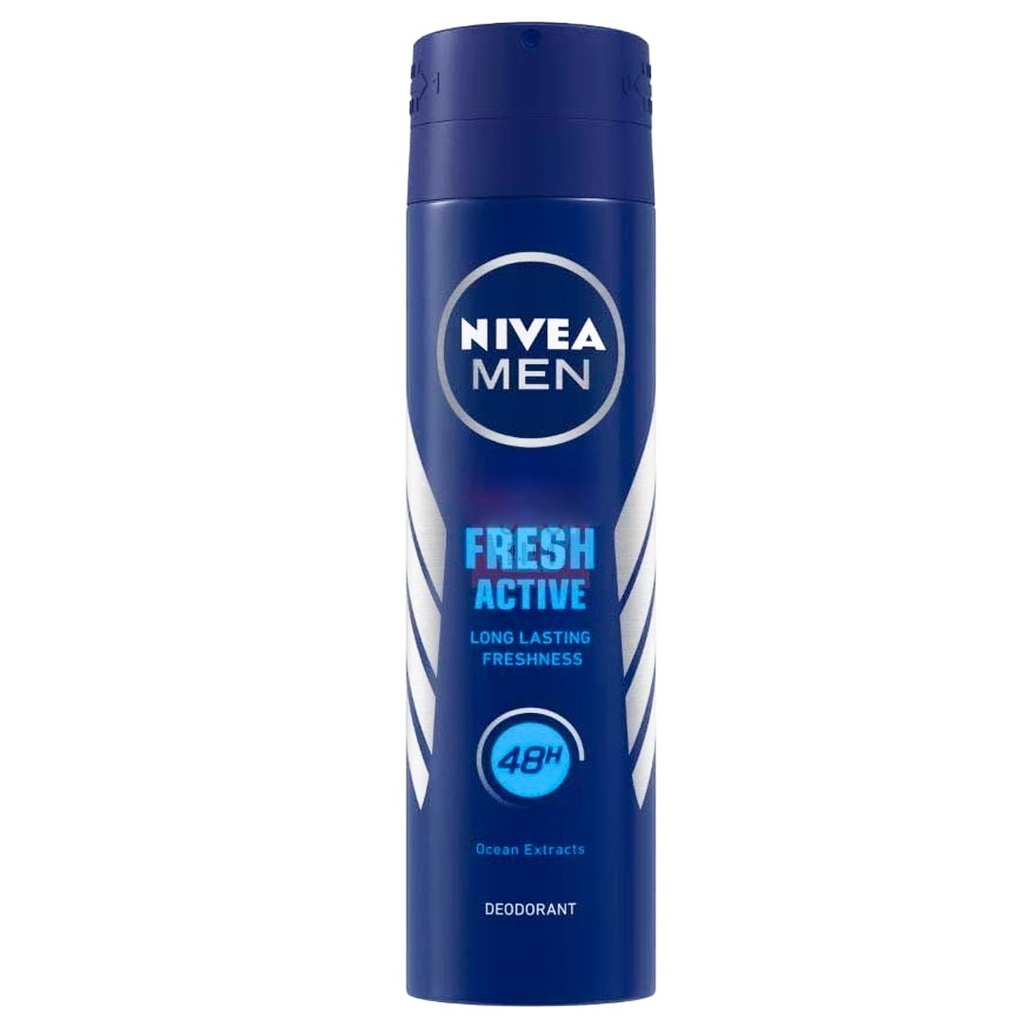نيفيا مزيل - Nivea Deodorant (Spray, men, 150ml, Fresh Active Deodorant, without)