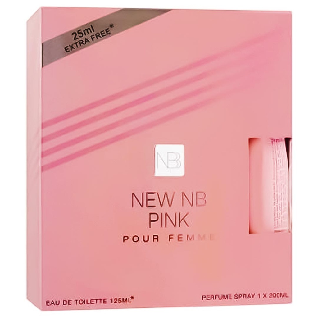 نيو ان بى بينك طقم - New NB Pink Set EDT-W (125ml+200ml)