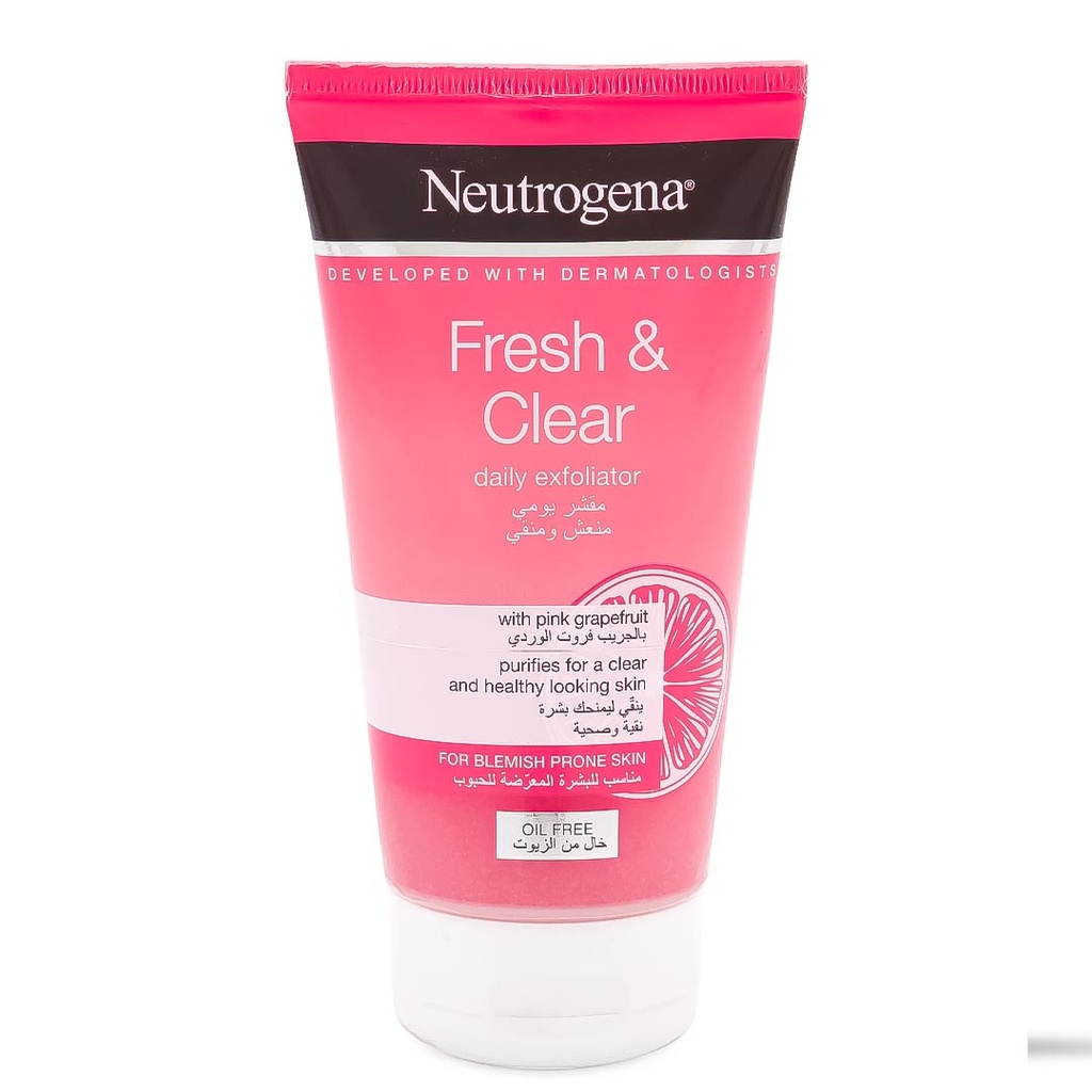 نيوتروجينا فريش&كلير - Neutrogena Fresh&Clear (Scrub, 150ml, Pink grapefruit)