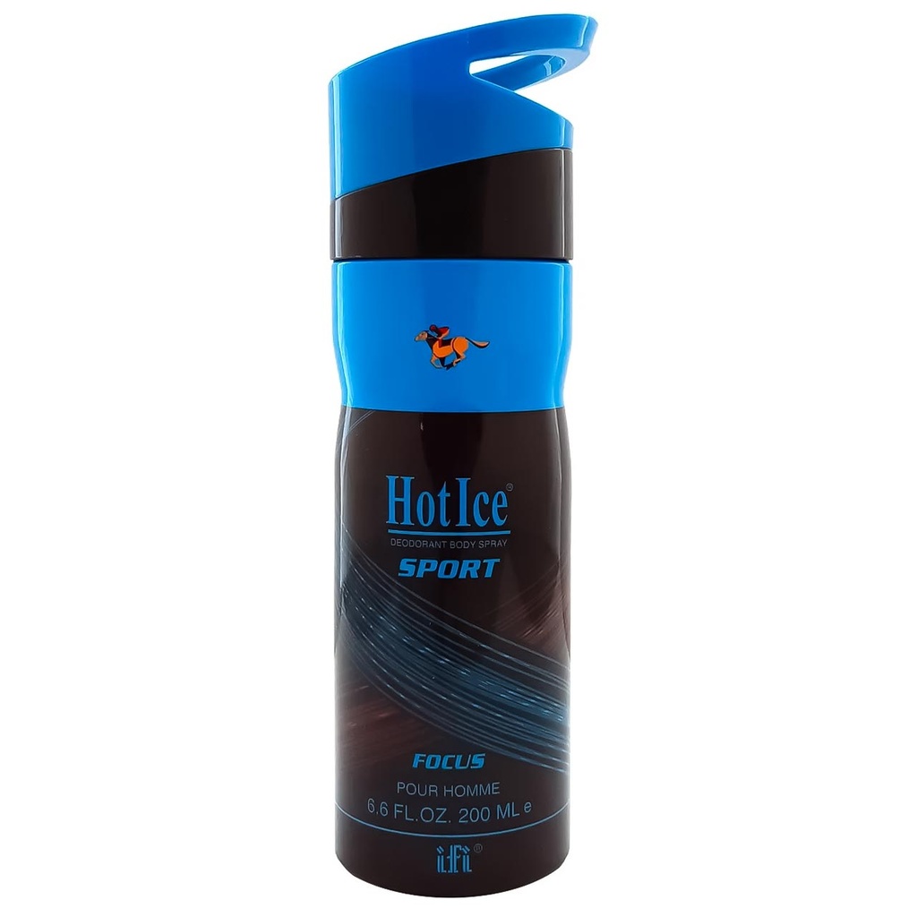هوت ايس سبورت سبراى - Hot Ice Sport Spray (men, 200ml, Focus)
