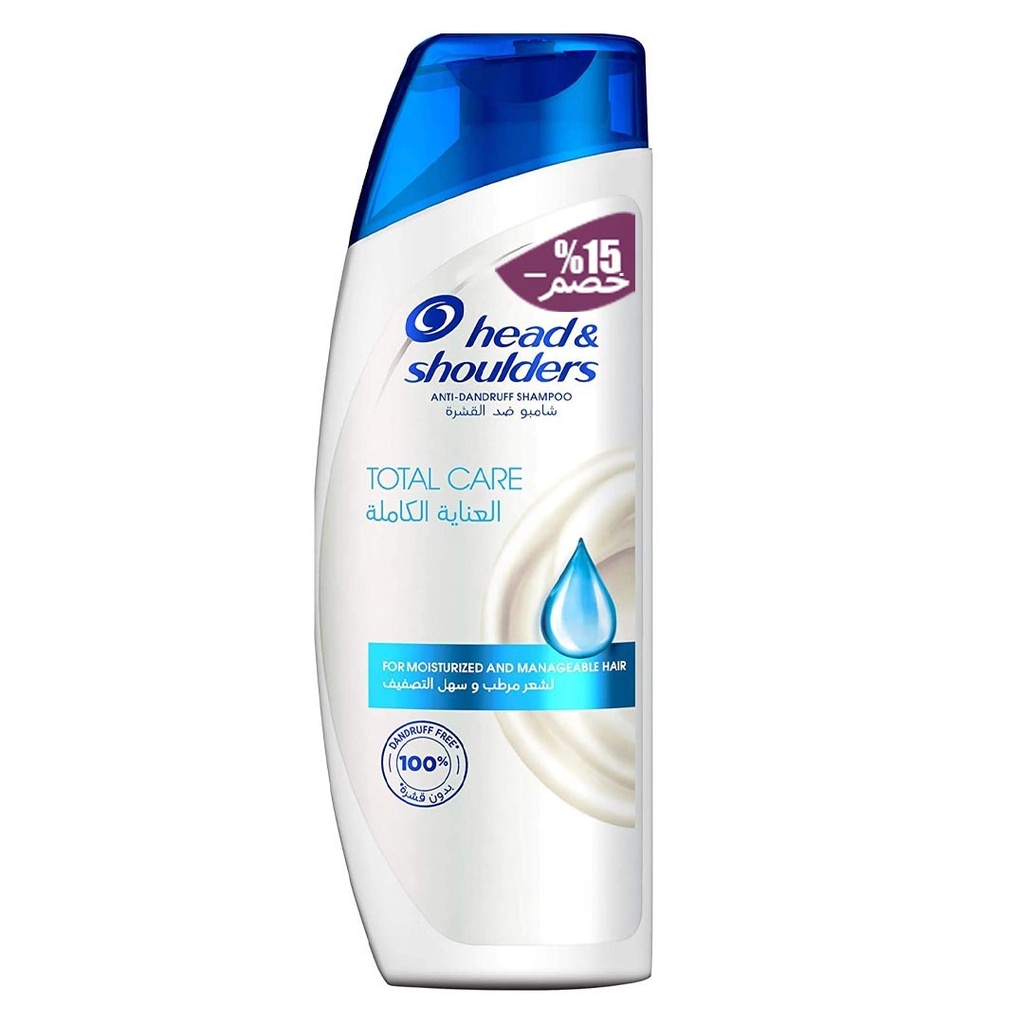 هيد&شولدرز شامبو - Head&Shoulders Shampoo (400ml, Total Care, discount 15%)