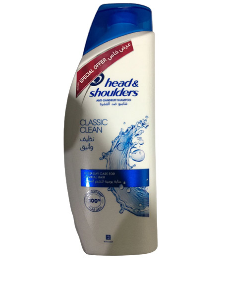 هيد&شولدرز شامبو - Head&Shoulders Shampoo (600ml, Classic Clean, Special Offer)