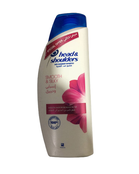 هيد&شولدرز شامبو - Head&Shoulders Shampoo (600ml, Smooth&Silky, Special Offer)