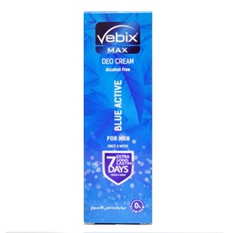 فيبكس مزيل - Vebix Deodorant (كريم, رجالى, 10ml, بلو اكتيف, بدون)