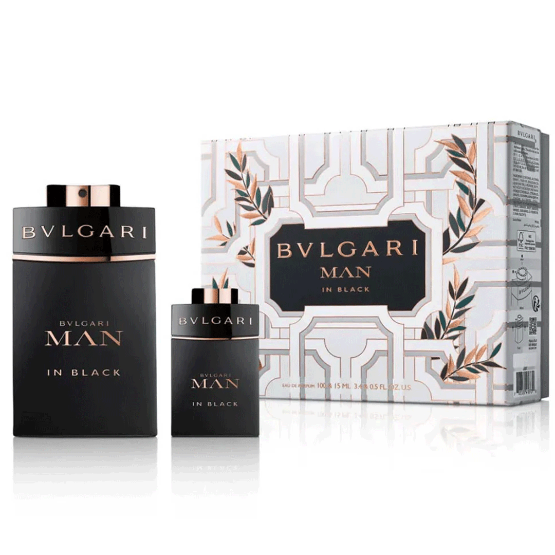 بلغارى مان ان بلاك طقم - Bvlgari Man In Black Set EDP-M (100ml+15ml)