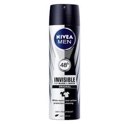 نيفيا مزيل - Nivea Deodorant (Spray, Black&amp;White Invisible Original, men, 150ml, without)