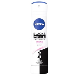 نيفيا مزيل - Nivea Deodorant (Spray, Black&amp;White Invisible Original, Woman, 150ml, without)