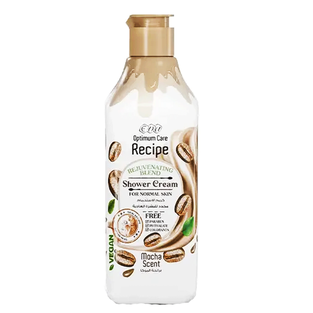 ايفا اوبتيموم كير ريسبى شاور كريم موكا - Eva Optimum Care recipe Shower Cream Mocha (370ml)