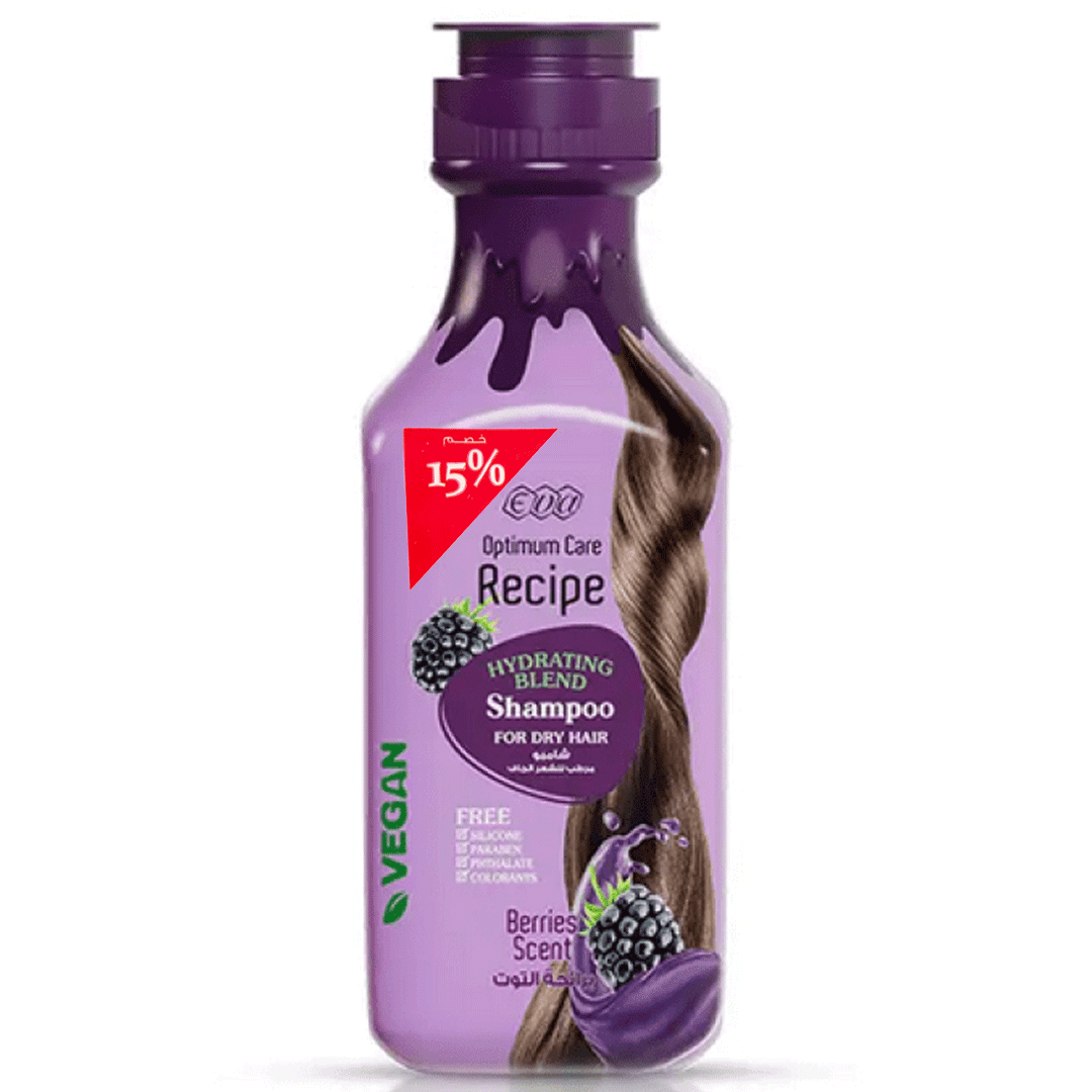 ايفا اوبتيموم كير ريسبى شامبو توت خصم 15% - Eva Optimum Care Recipe Shampoo Berries Offer 15%