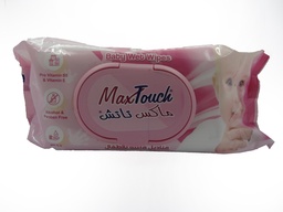 ماكس تاتش مناديل - Max Touch Wipes (مبلل, منعش, اطفال, 80PC)
