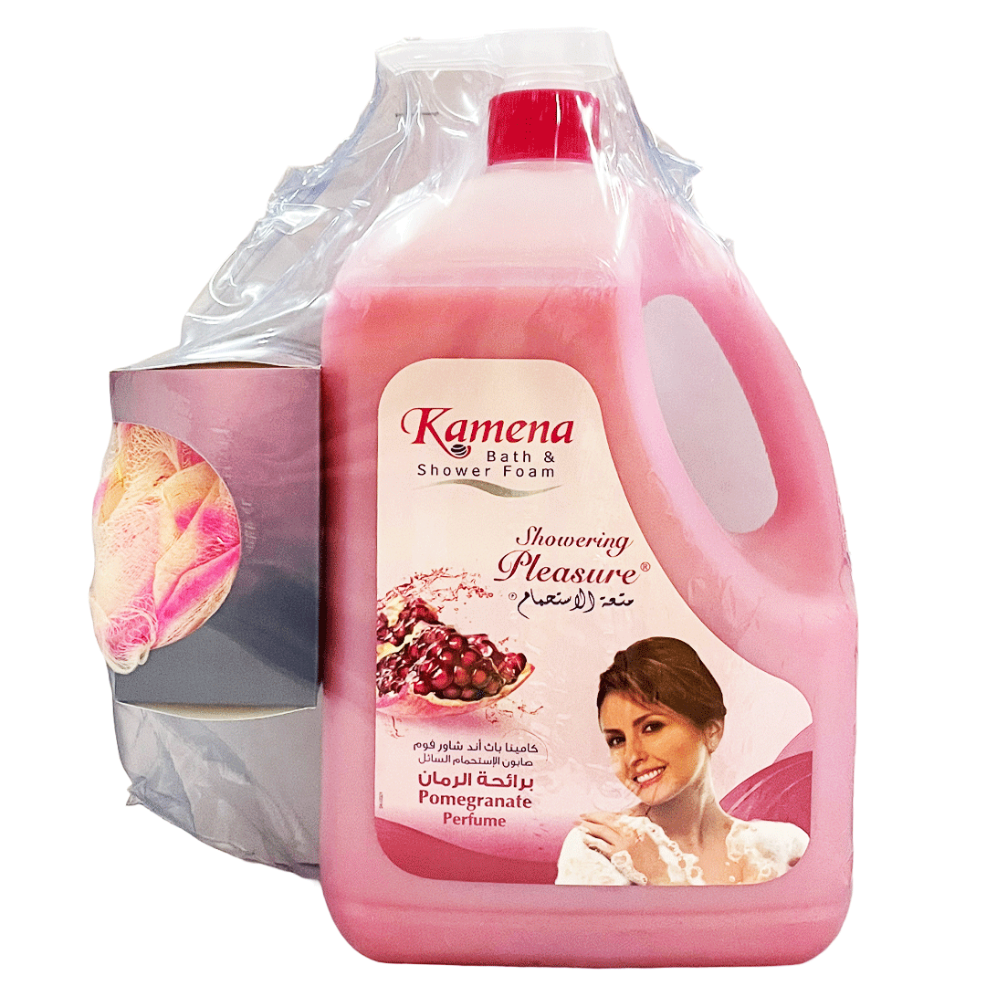 كامينا شاور رمان + هدية - Kamena Shower Pomegranate + Gift