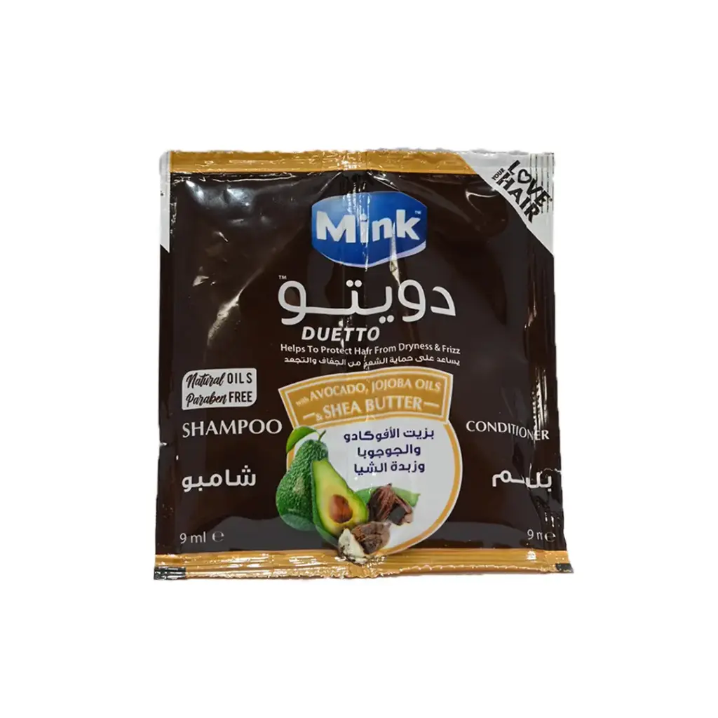 مينك دويتو شامبو و بلسم افوكادو - Mink Duetto Shampoo & Balsam Avocado 120Psc