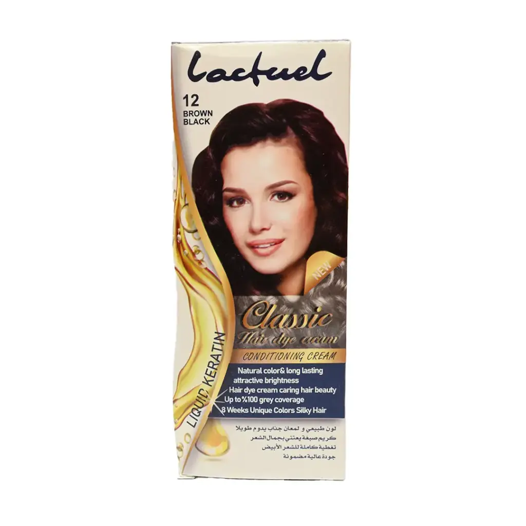 لاكتويل صبغة بنى مسود 12 - Lactuel Color Brown Black 12