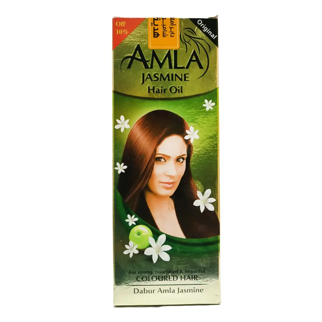 دابر املا زيت ياسمين خصم 10% + شامبو هديه - Dabur Amla Oil Jasmine Offer 10% + Shampoo