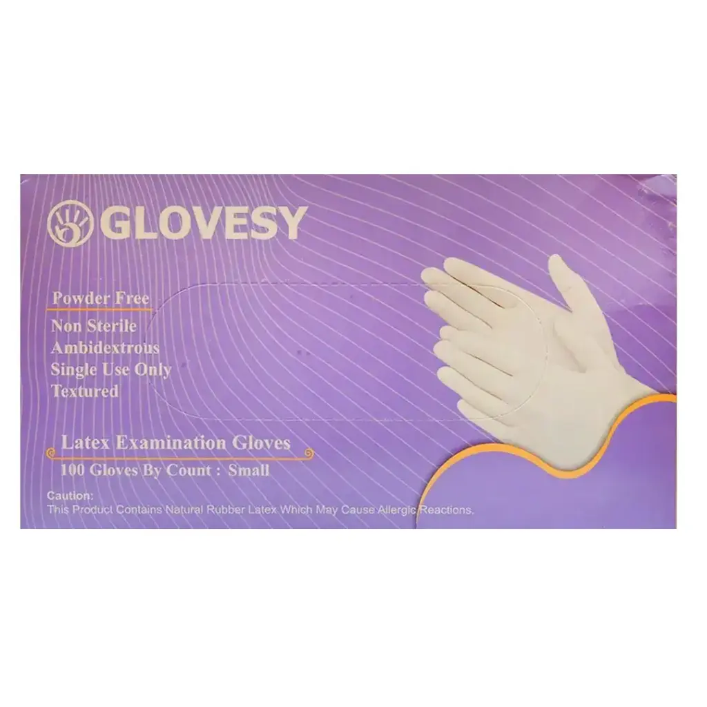 جلوفزى لاتكس - Glovesy Latex 100Psc (S)
