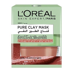 لوريال ماسك - Loreal Mask (Mask, Red Algae, 50ml)