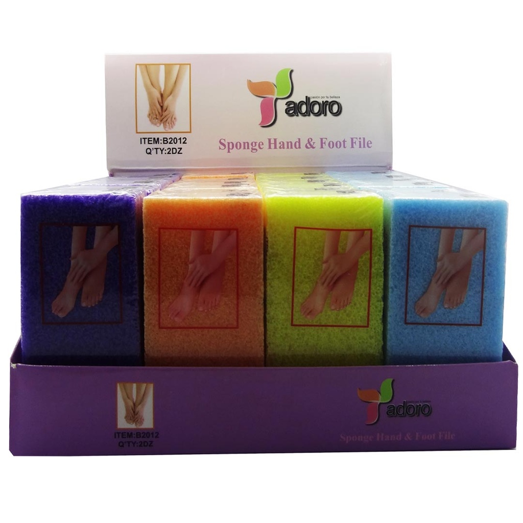ادورو سفنجه يد&amp;قدم - Adoro Sponge Hand&amp;Foot No:B2012