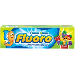 فلورو معجون اطفال - Fluoro Kids paste (فواكة, 50g, بدون)