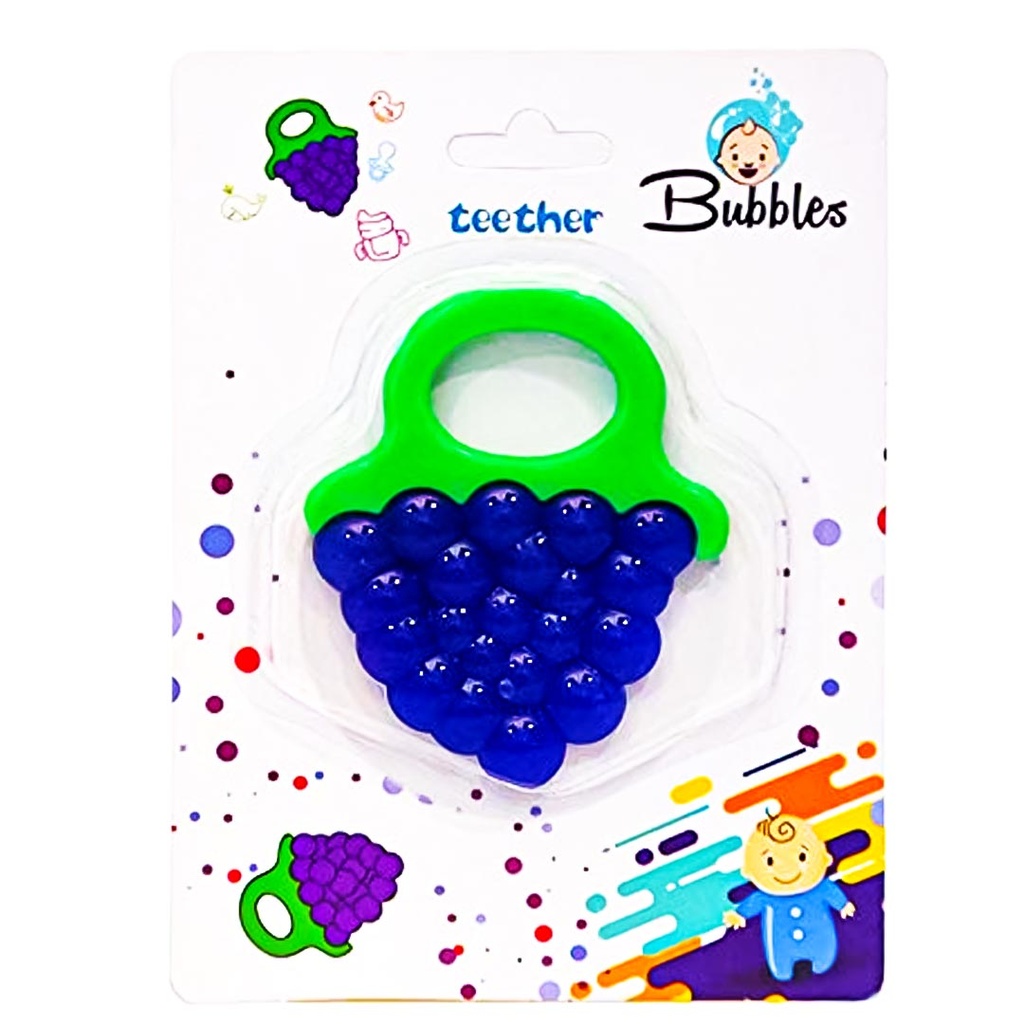 بابلز عضاضة سيليكون - Bubbles Teether Slicon