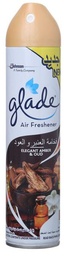 جليد ملطف جو - Glade Air Freshener (Normal, Elegant Amber&amp;Oud, 300ml, without)