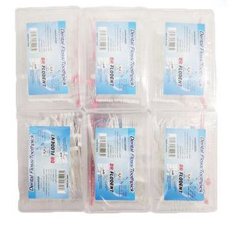 دكتور فلودنت خلة اسنان بلاستيك - DR Flodent Toothpick Blasstic No:TP-03