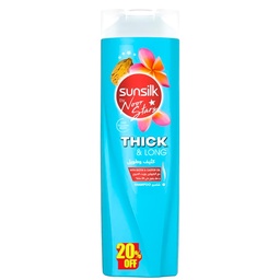 صانسيلك شامبو - Sunsilk Shampoo (كثيف&amp;طويل, 180ml, خصم 20%)