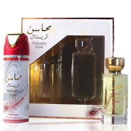 لطافة محاسن كريستال طقم - Lattafa Mahasin Crystal Set