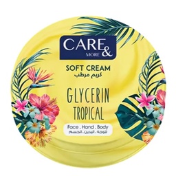 كير اند مور كريم جليسرين تروبيكال - Care &amp; More Glycerin Cream Tropical