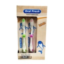 اورال فريش فرشاة اسنان اطفال - Oral Fresh Tooth Brush kids (No:516)