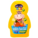 اون لاين شامبو&شاور - On line Shampoo&Body Wash (250ml, Fruits)