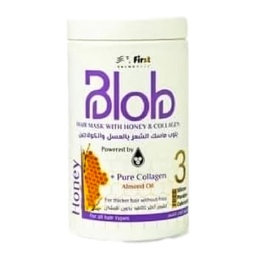 بلوب حمام كريم عسل&amp;كولاجين - Blob Hair Mask Honey&amp;Collagen
