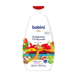 بوبينى شاور الفقاعات بالفراولة - Bobini Bubble Bath Strawberry scent