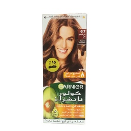 غارنية صبغة 7-6 بنى شوكولاتة نقى - Garnier Color 6-7 Pure Chocolate Brown Offer 15%