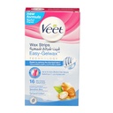 فيت شرائح شمع - Veet Wax Strips (Bikini, Sensitive, without, 16PC)