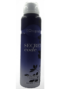 ل اورجين مزيل سبراى - L Origine Deodorant Spray (Woman, 200ml, Secret Code)