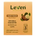 ليفين حمام كريم - Leven Hair Mask 35g (35ml, Shea Butter&cocoa Butter)