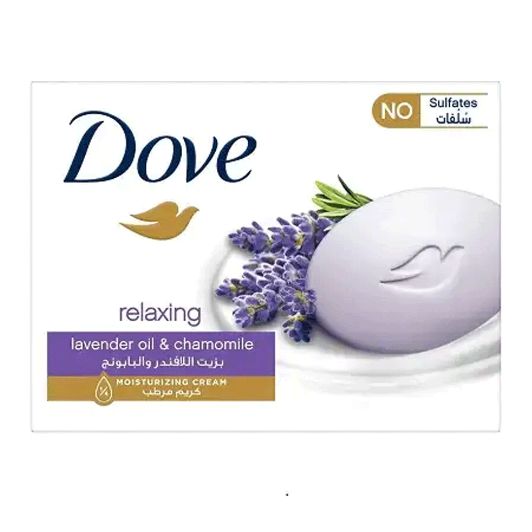 دوف صابون زيت لافندر و بابونج - Dove Soup Lavender Oil & Chamomile (90g)