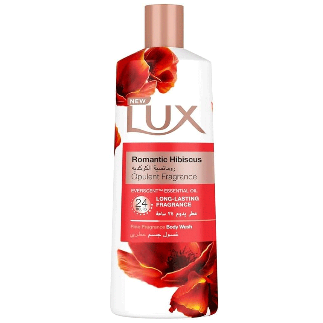 لوكس شاور رومانسية الكركدية - Lux Shower Romantic Hibiscus